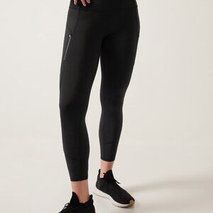 Athleta rainier brushed 7/8 leggings